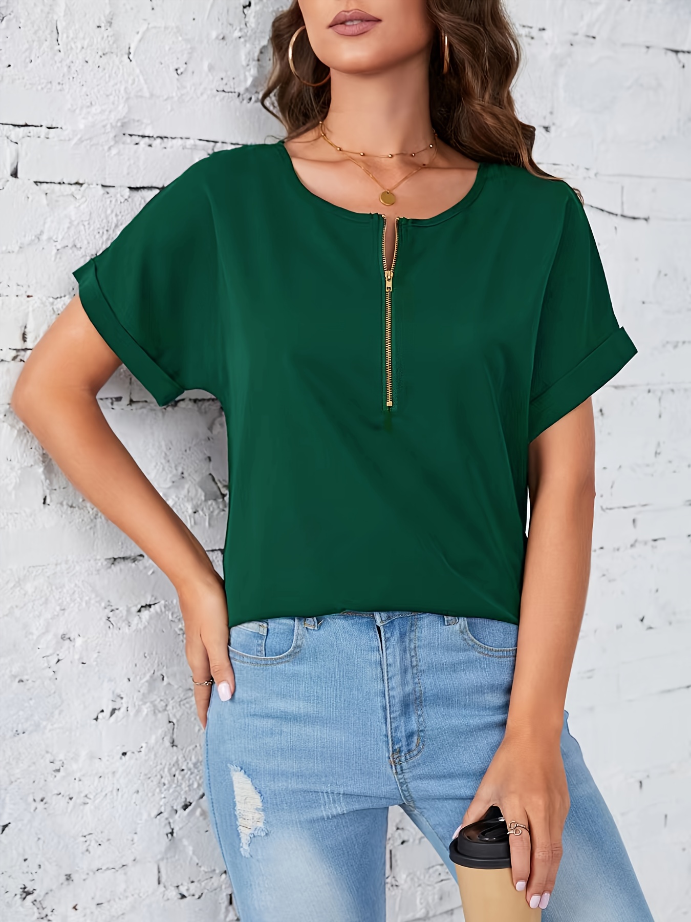 women's batwing sleeve tops