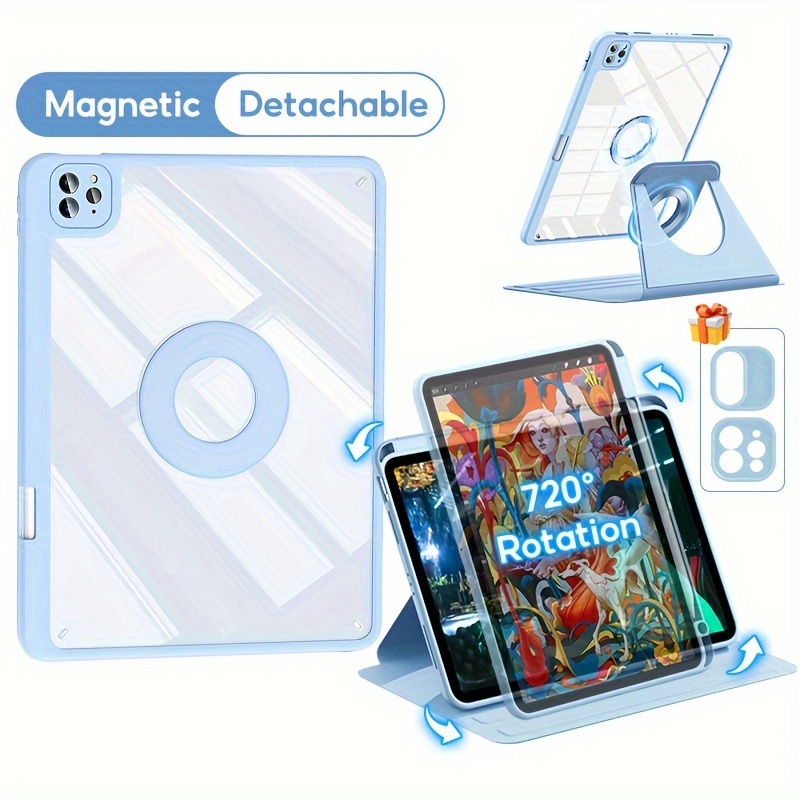 Tbtic Detachable Magnetic Case For Ipad Air 5 4 10.9 Pro - Temu