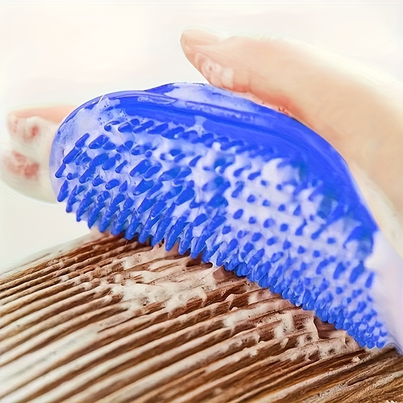 Silicone Pet Shampoo Brush For Dogs & Cats