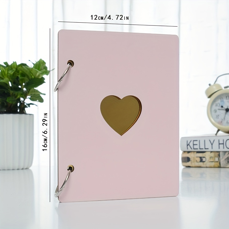 Album interstiziale fai da te in legno da 6 pollici foglio nero tema  d'amore fatto a mano Album per bambini album fotografico carino regalo di  anniversario di matrimonio - AliExpress