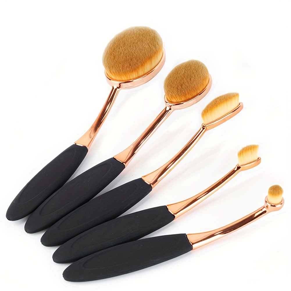 1 pièce Ovale Pinceau Pour Fond De Teint Brosse À Dent Design Pinceaux À  Maquillage Rapide (Sans Défaut) application Liquide Crème Fond De Teint En  Poudre, Mode en ligne