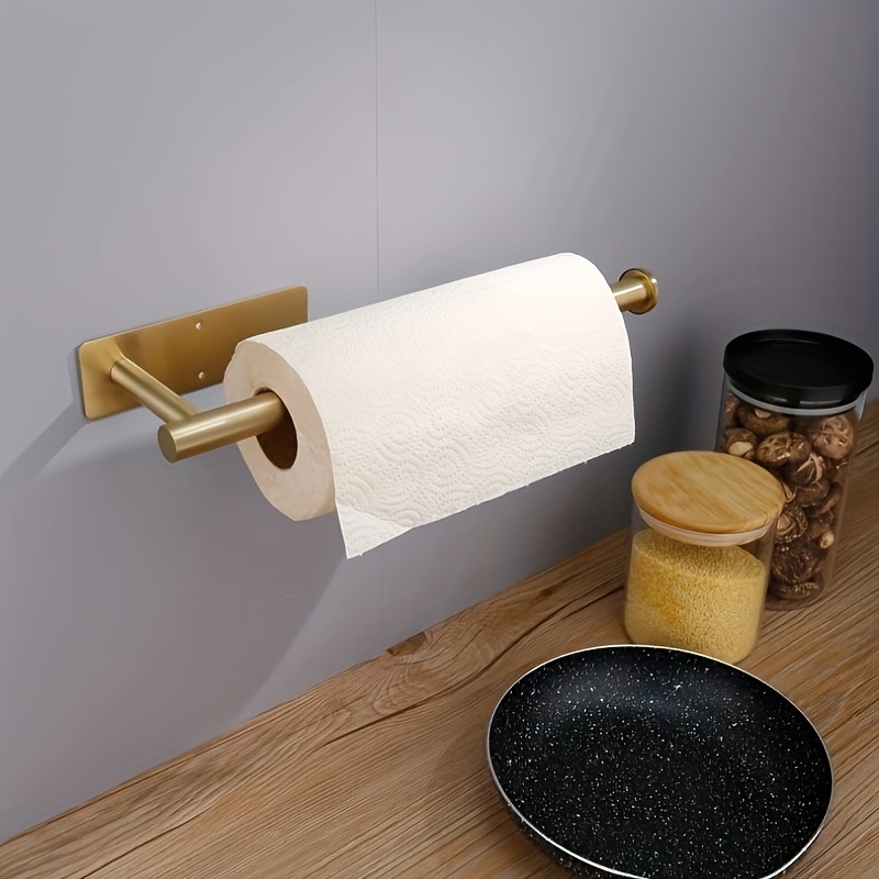 tissue holder tissue roll for kitchen bulk paper self   under cabinet   and screw safe stainless steel details 2