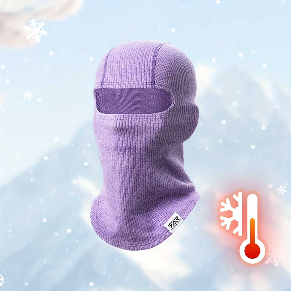 Fashion Print Balaclava Ski Mask Warm Windproof Fleece - Temu
