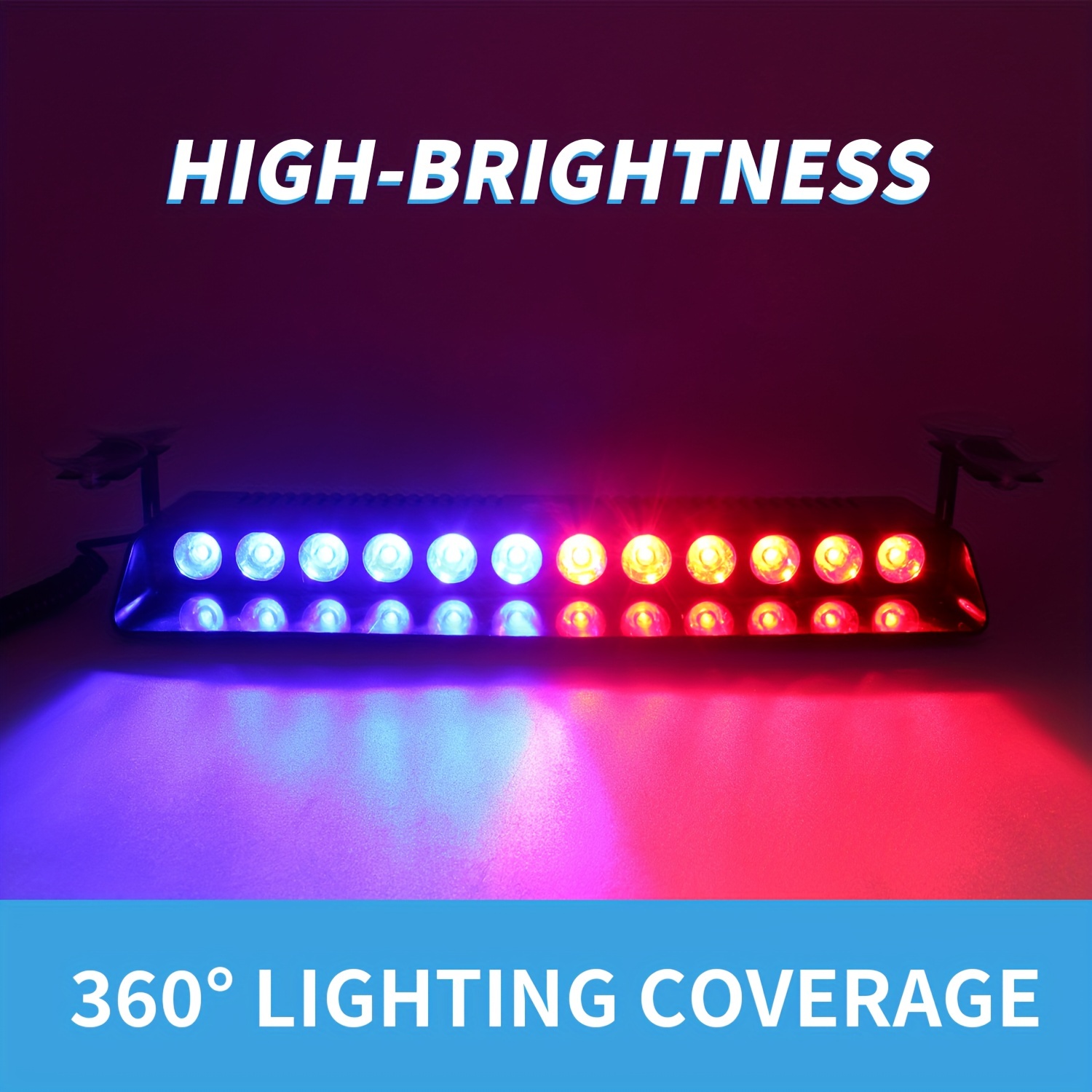 S12 Led Strobe Light Flashing Warning Emergency Safety - Temu