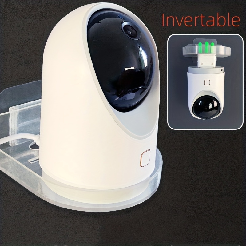 1pc Camera Shelf Transparent Monitor Floating Shelves Adhesive Floating
