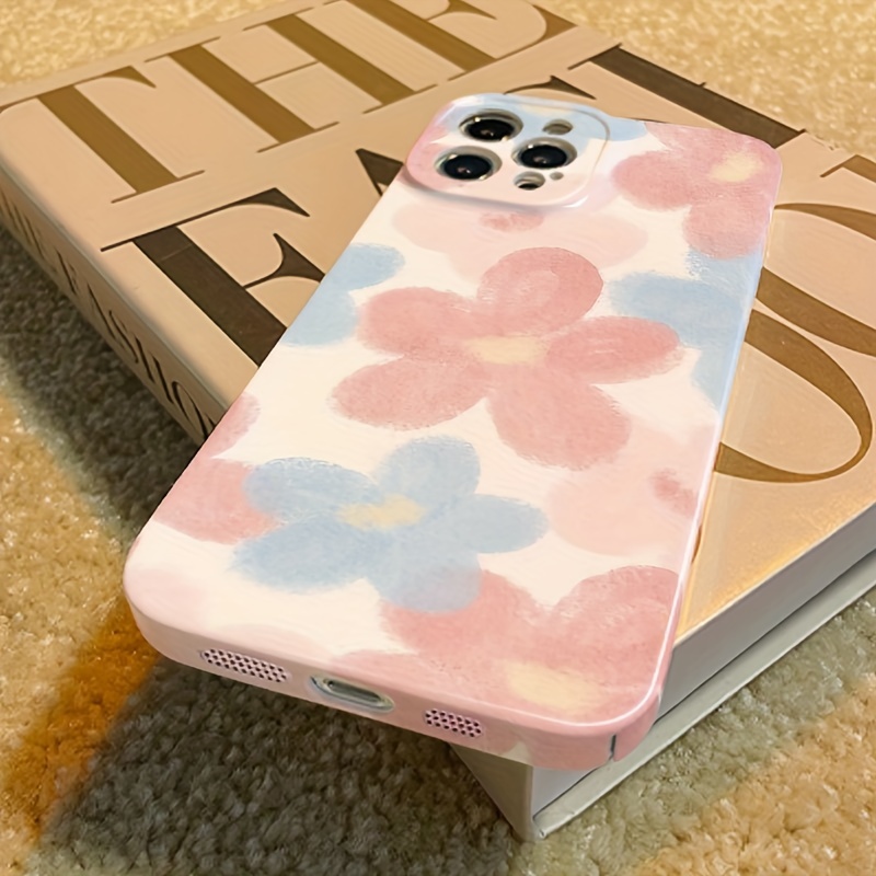 Funda Teléfono Patrón Popular Flores Pintura Óleo Motorola - Temu Mexico