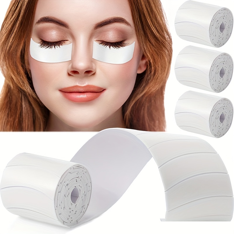 

110pcs Foam Eye Pads Roll Eyelash Extension Patch Tape Lint Free Eye Pads Under Patches Professional Nonwoven Hypoallergenic Lash Supplies Tools