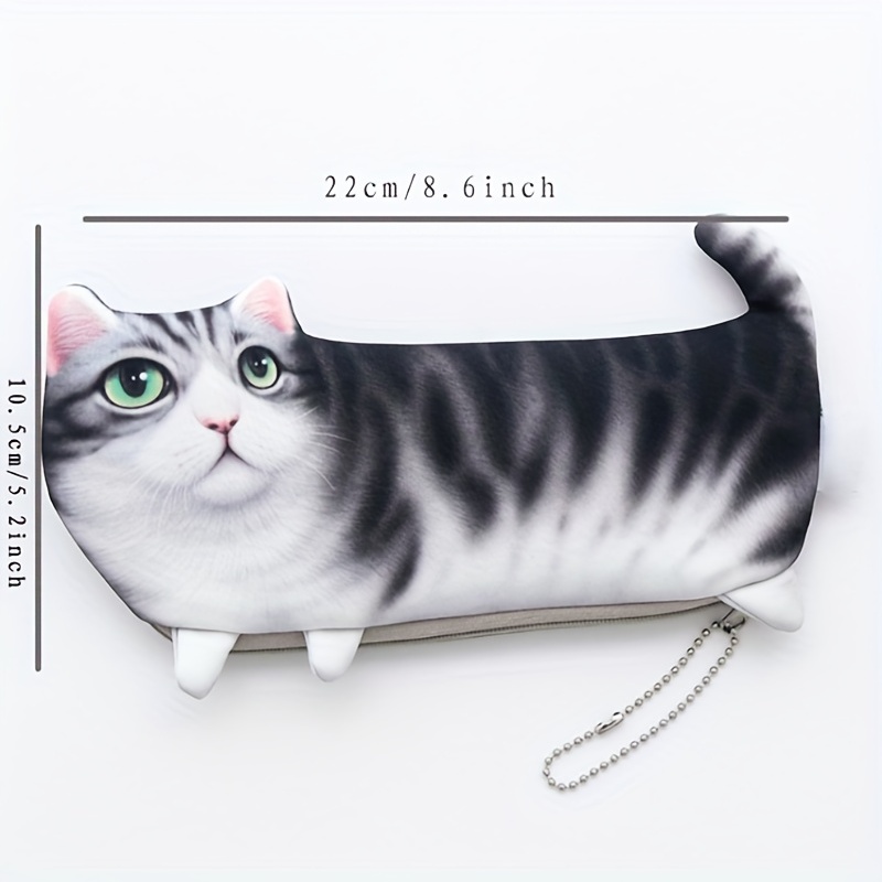 3d Space Pen Case Kawaii Kitten School Supplies Trousse - Temu