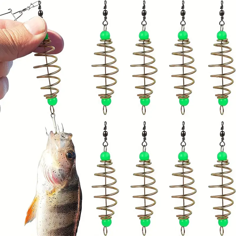 20 Piezas Alimentador Luminoso Pesca Carpas: ¡atrapa Bagres - Temu