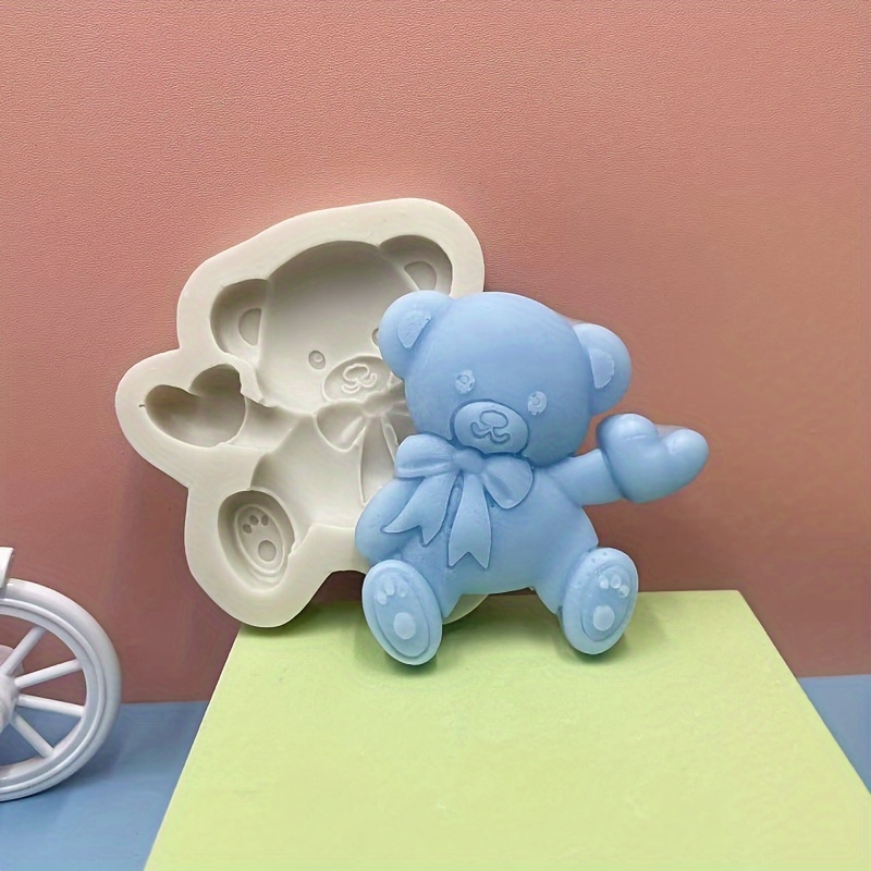 Bear Silicone Mold Love Bear Mold For Diy Crafts - Temu