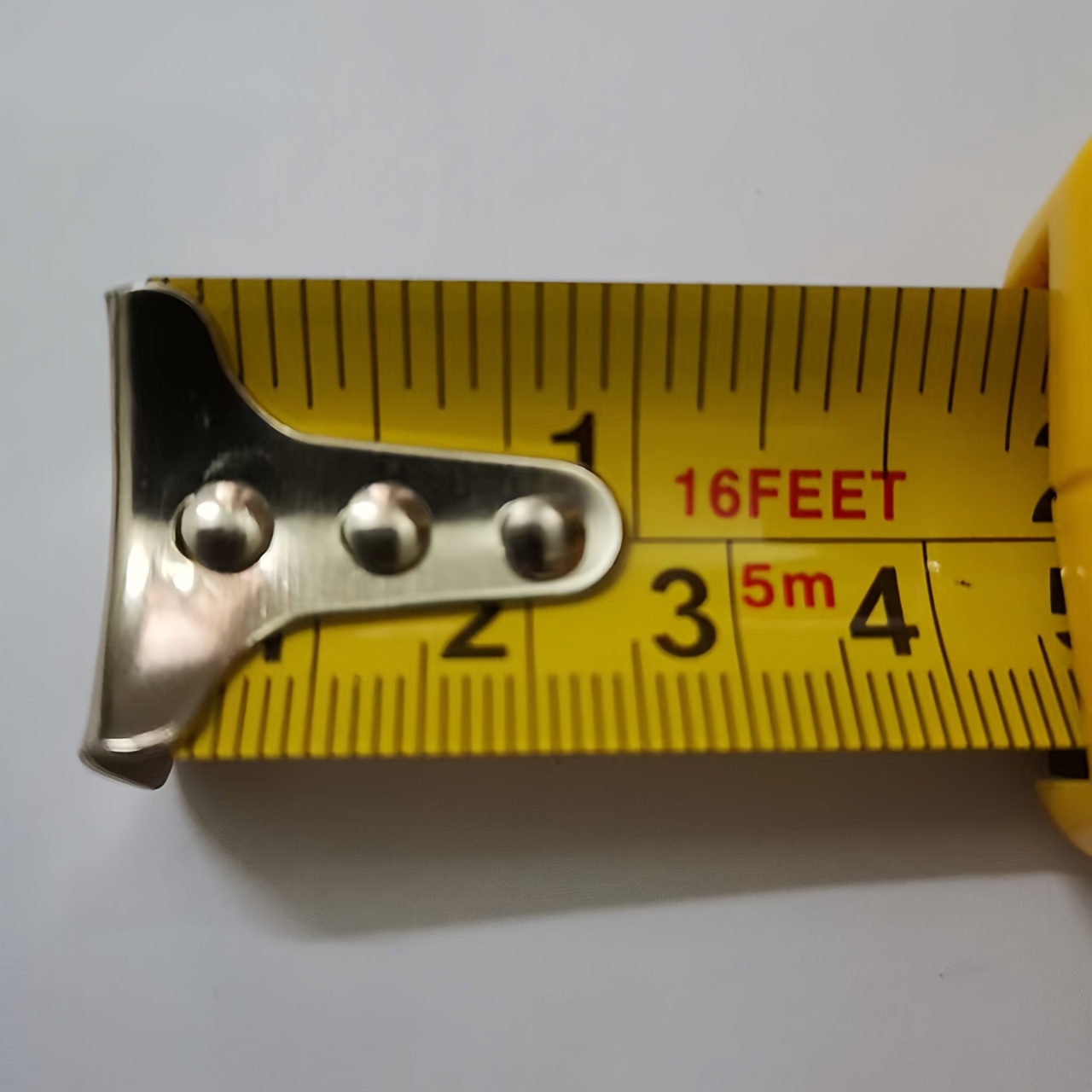 1pc Metric Tape Measure 16ft 5m Retractable Clear Easy To Read