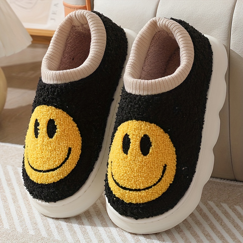 Slippers Happy - Chaussons Smiley - Slippers - Chaussons Smiley -  Pantoufles femmes