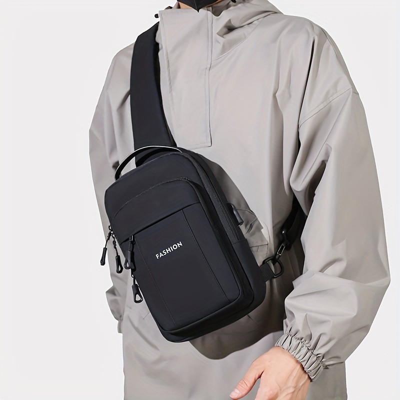 Multifunctional Chest Bag Large Capacity Casual Bag Waist Bag, Men  Messenger Bag Fashion Shoulder Bag - Temu