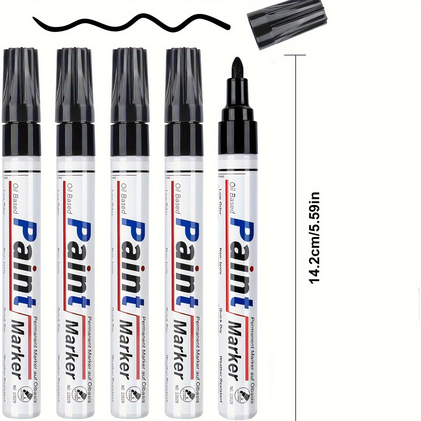 Permanent Marker Waterproof Pens Set:12 Colours - Temu