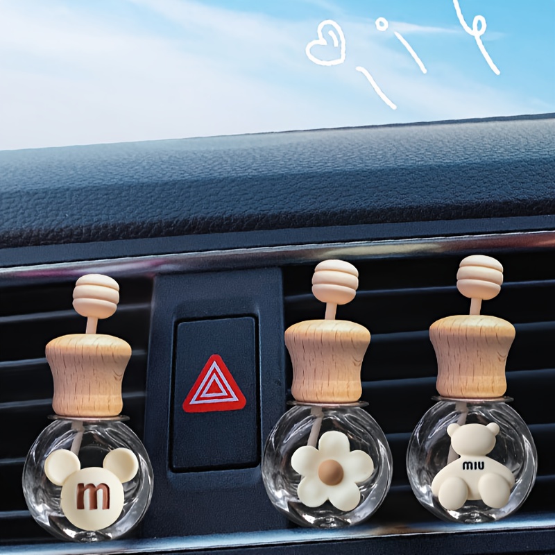 Tohuu Car Diffuser Bottle Essential Oil Diffuser Container Empty with Cute  Pattern for Car Fragrance Aromatherapy Scented Diffuser Bottles Car Vent  Outlet Ornament Decors intensely 