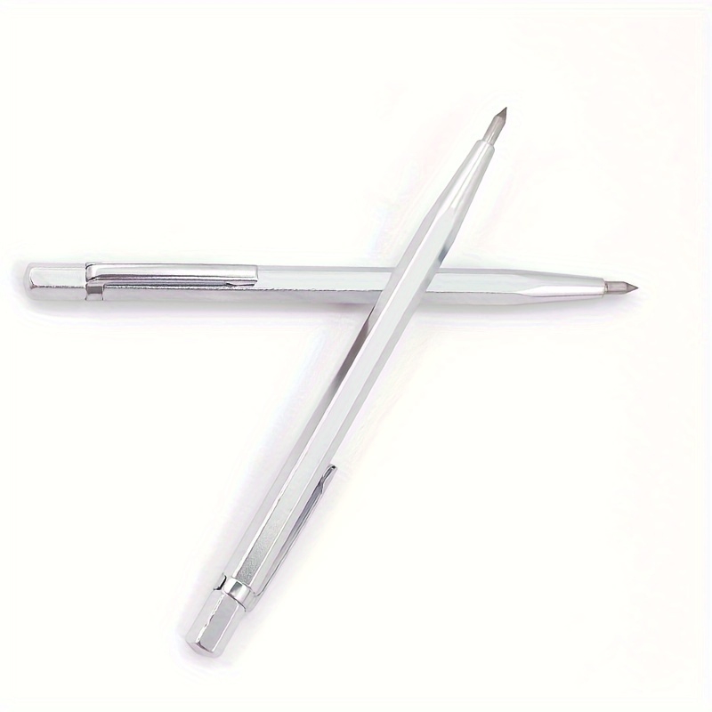 Scribe Tool 2 Pcs Tungsten Carbide Engraving Pen Scribing Tools Head For  Glass, Ceramics, Metal She
