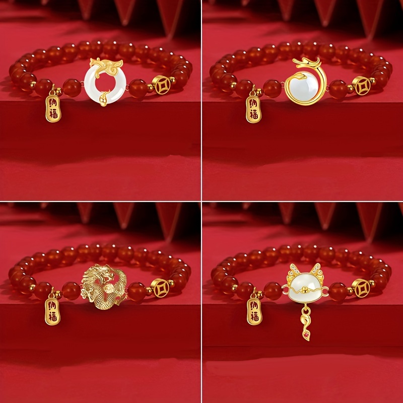 Zodiac Red Thread Bracelet, Chinese Accessories, Kids