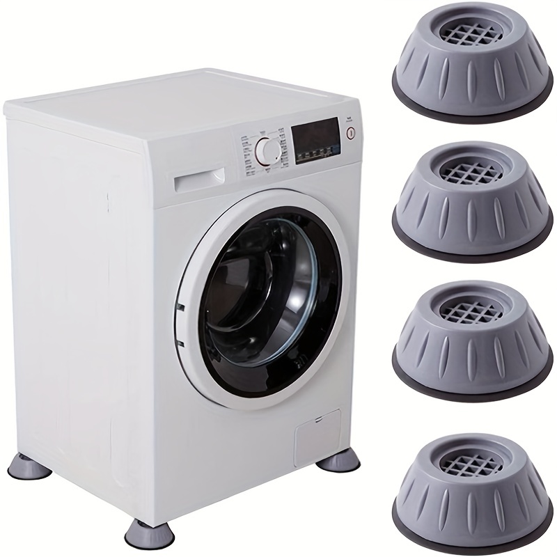 Pack de 4 almohadillas para pies de lavadora, patas antivibración para  lavadora, almohadillas para pies de goma antideslizantes, amortiguadores de  vibraciones para lavadoras y secadoras Xemadio 221383