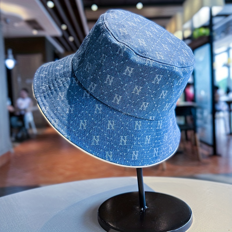 Louis Vuitton Monogram Denim Bucket Hat - Blue Hats, Accessories