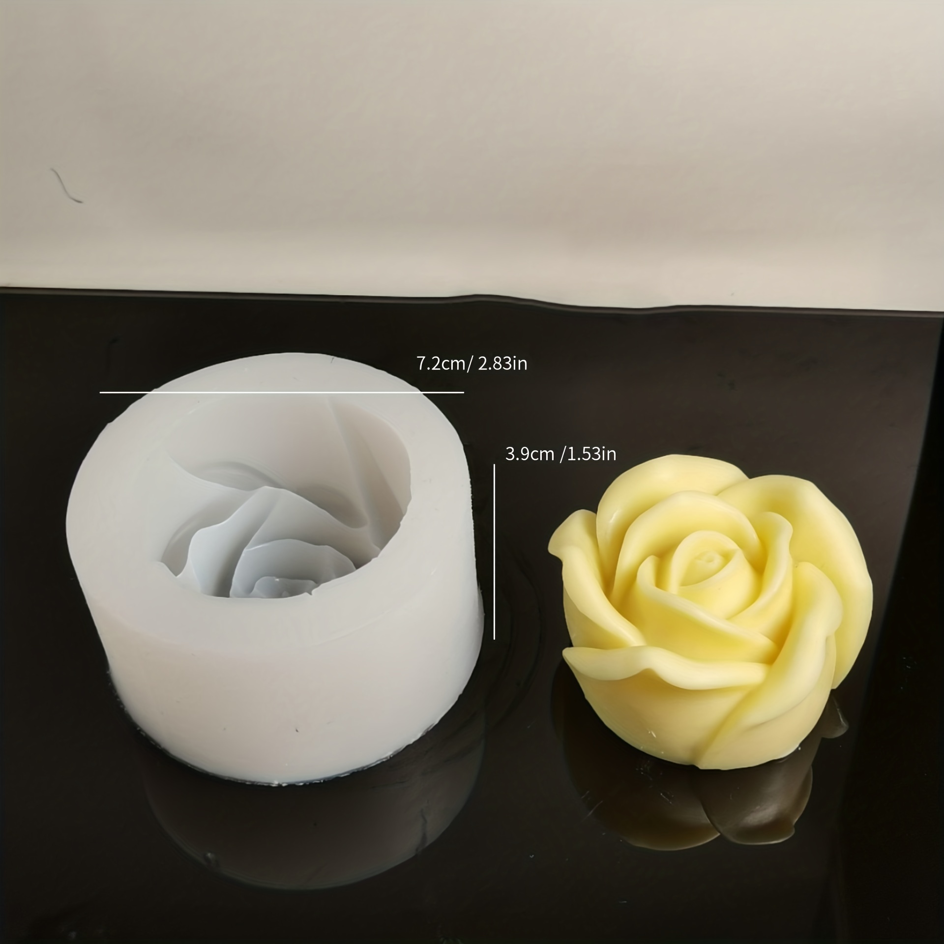 Chocolate Moulds Rose Shaped Baking Mold Fondant Moulds Cake