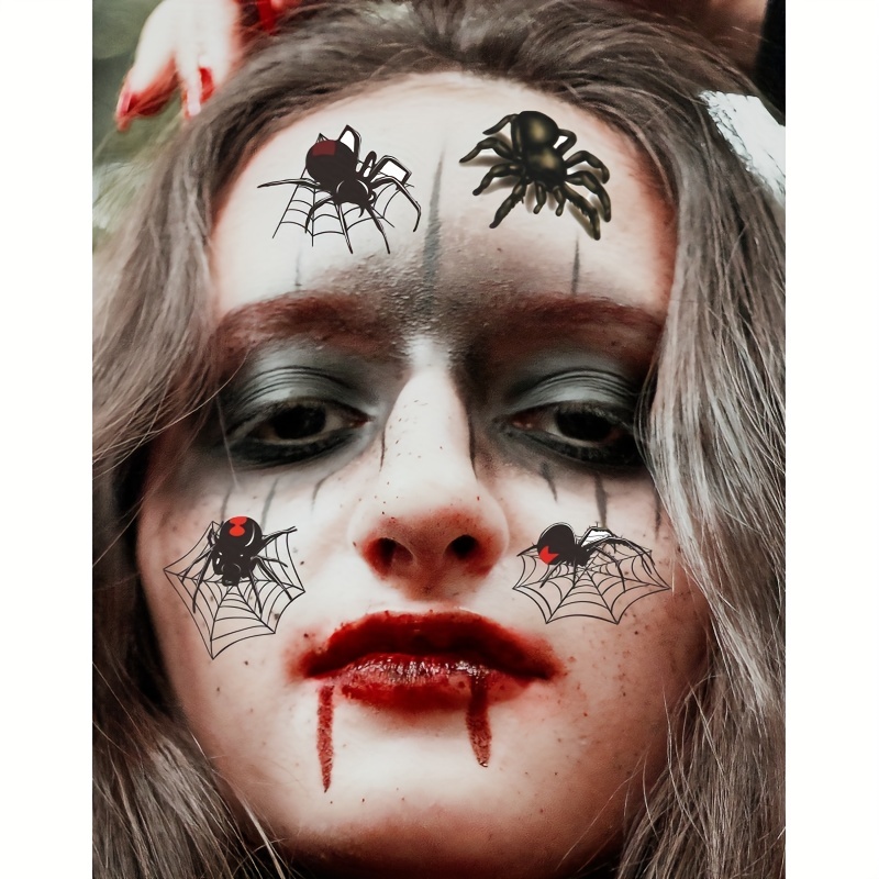 Spider Face Stickers