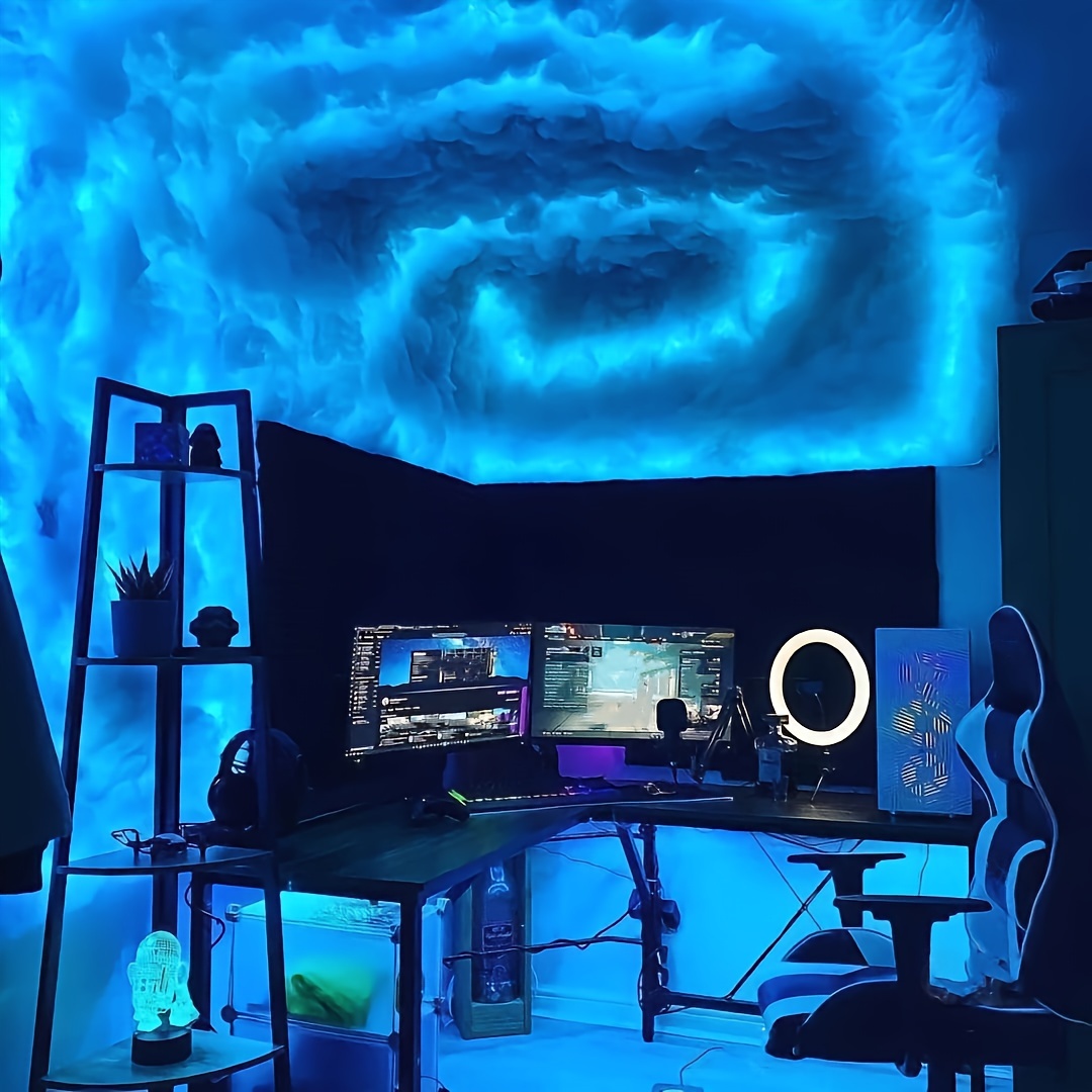 Lampe nuage à DEL 3D - Plafond moelleux - Atmosphère colorée - Lumières  nuages en coton à faire soi-même - Pour salle de jeux, club, bar, fête :  : Outils et Bricolage
