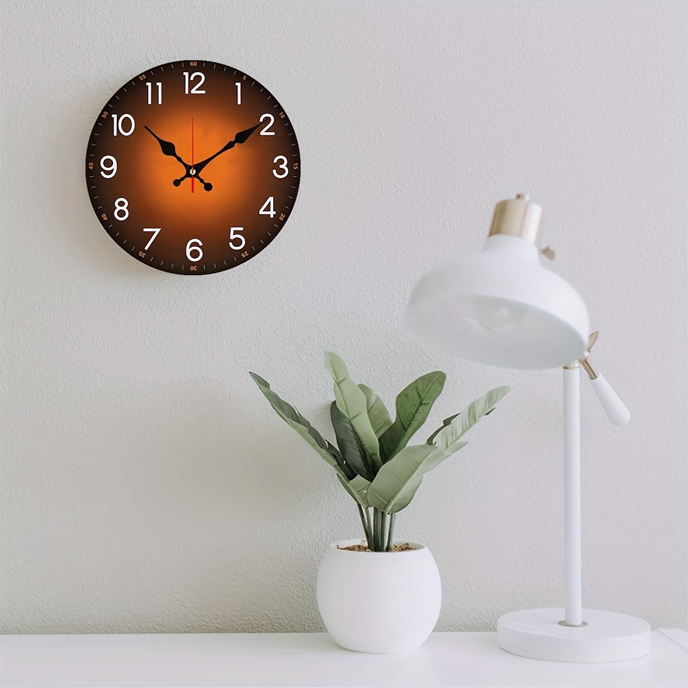  qich Reloj de pared grande Arte de pared de cocina Diseño de  pedido personalizado Logo Nombre de la empresa Reloj de pared personalizado  Your Proudcts Reloj Pared : Hogar y Cocina