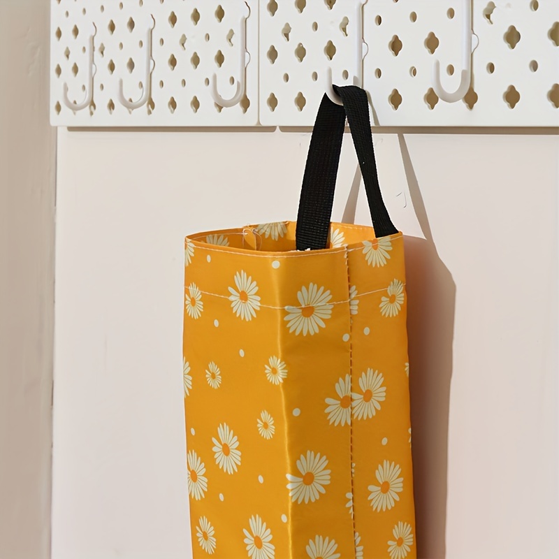 Plastic Bag Holder, Waterproof Linen Wall Hanging Grocery Bag Dispenser,  Garbage Bag Organizer - Temu