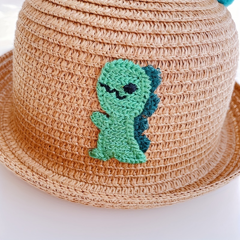 Childrens Dinosaur Tail Decor Bucket Hat For Outdoor Sun