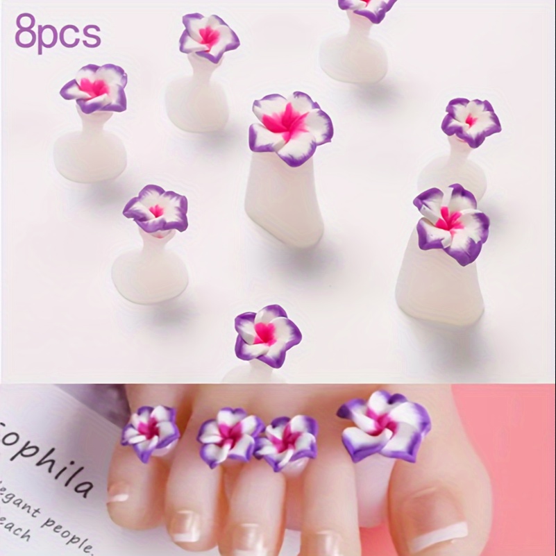 8pcs Nail Toe Separator Nail Painting Tools Nails Tools