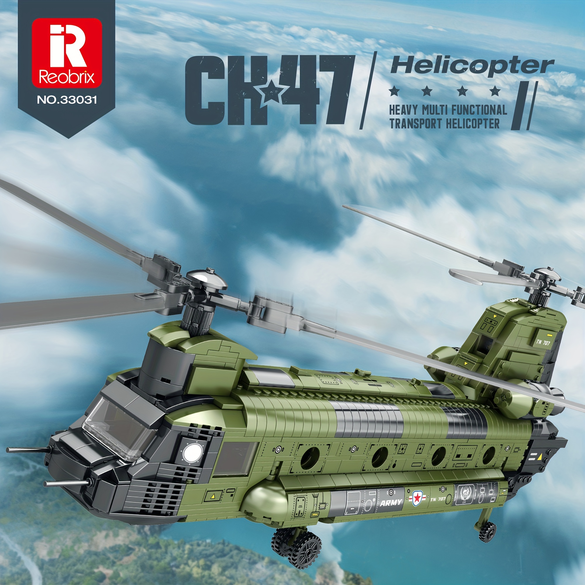 Mega Creative - Jouets de l'armée - Militaire - Avec hélicoptère