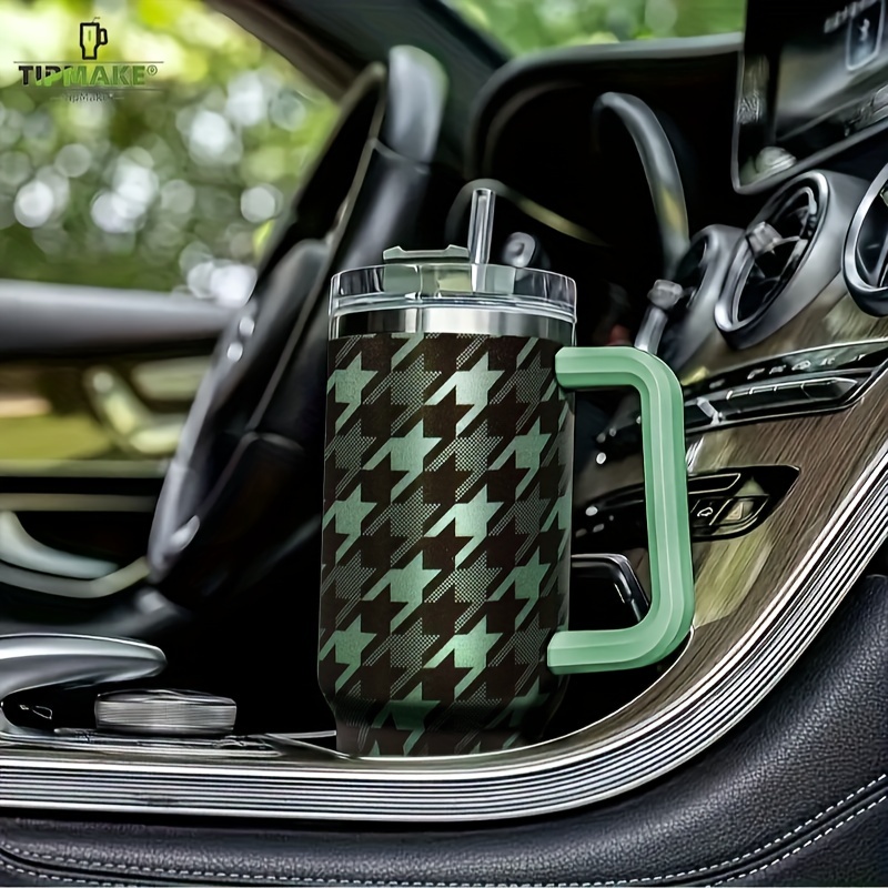 Christmas Pattern Water Bottle Portable Creative Car Tumbler - Temu