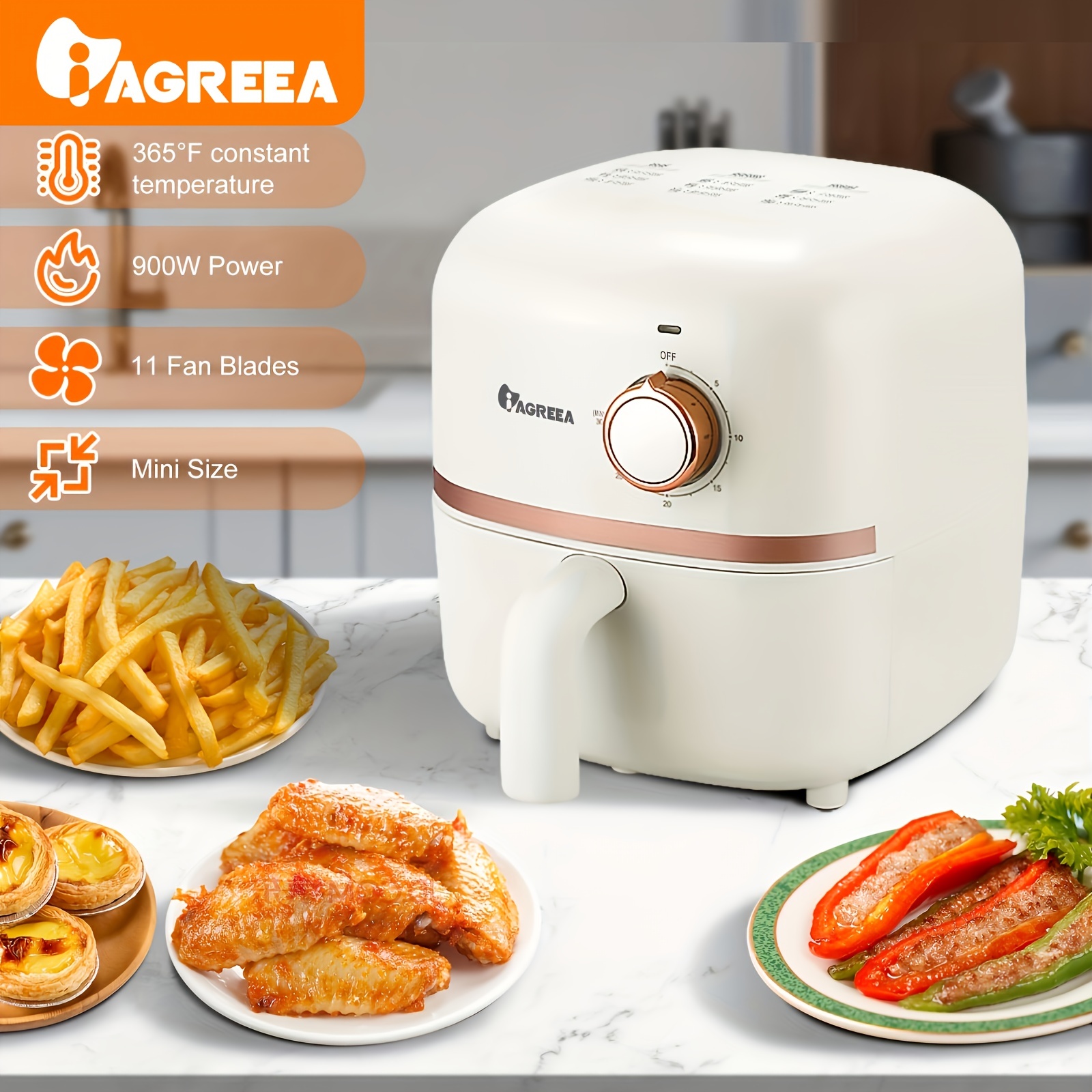 Air Fryer 120v 5.8qt Stainless Steel Air Fryers Oven - Temu