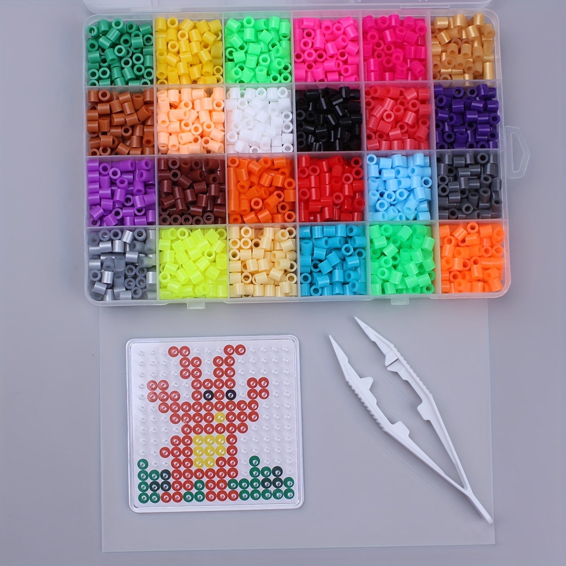 Kids Safety Plastic Beads Tweezer For Puzzle Bead Model - Temu