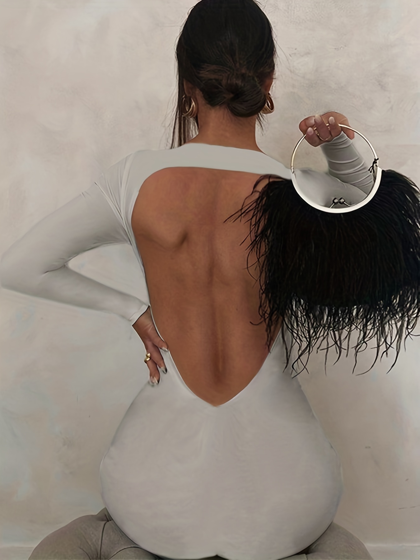 Wide Leg Backless Jumpsuit