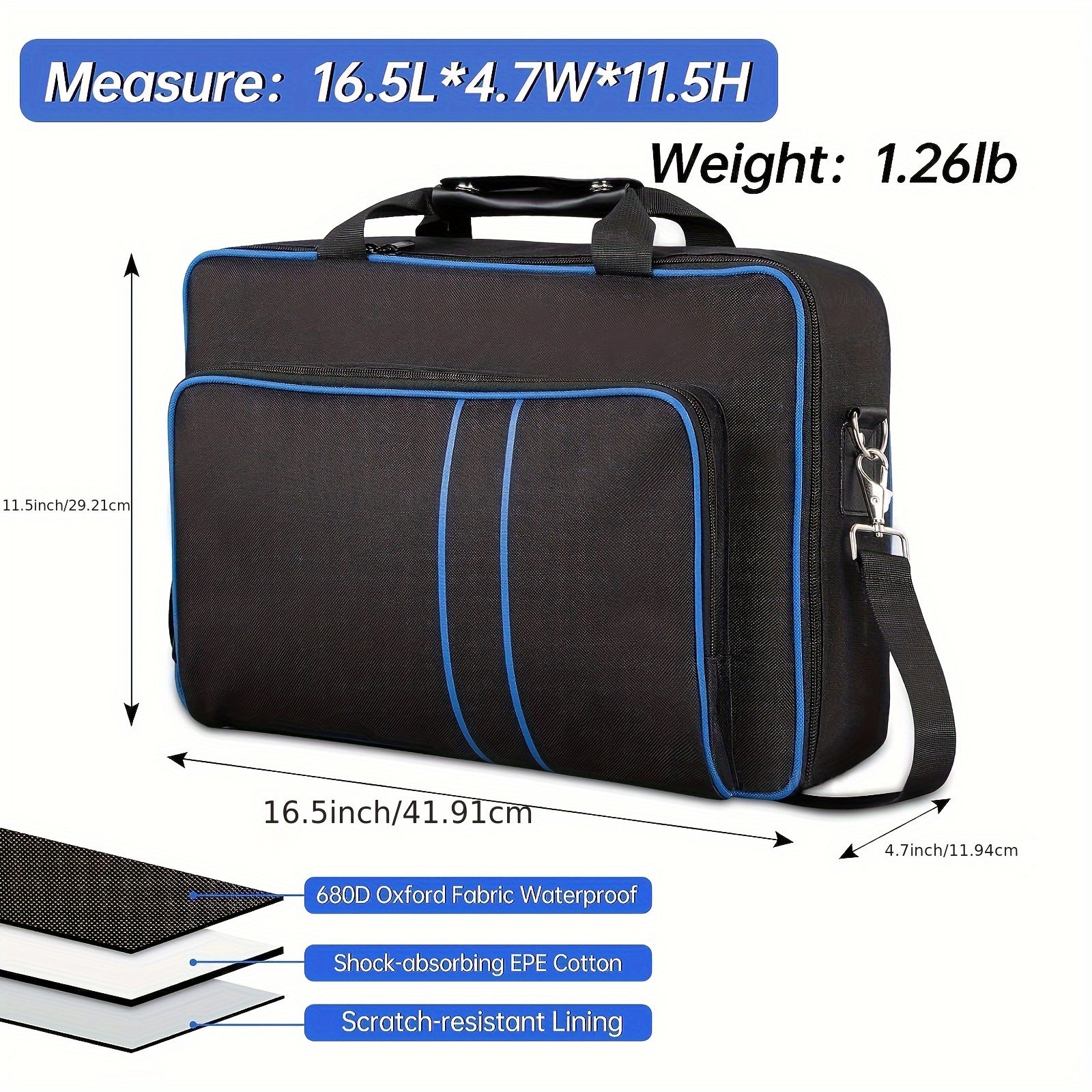 carrying case compatible playstation5 console travel bag Temu