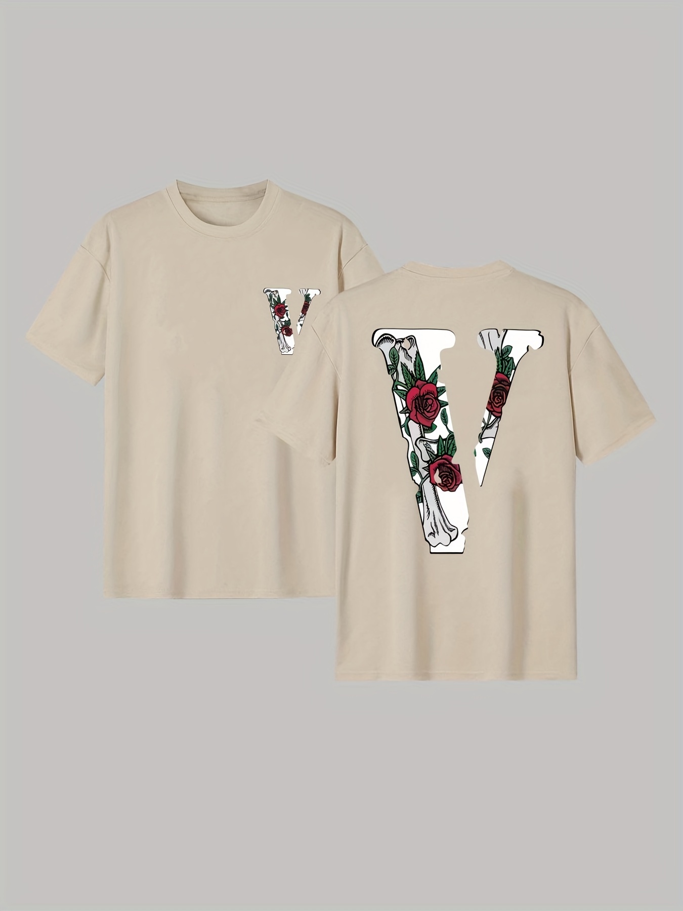 Vlone Men Flower T Shirt