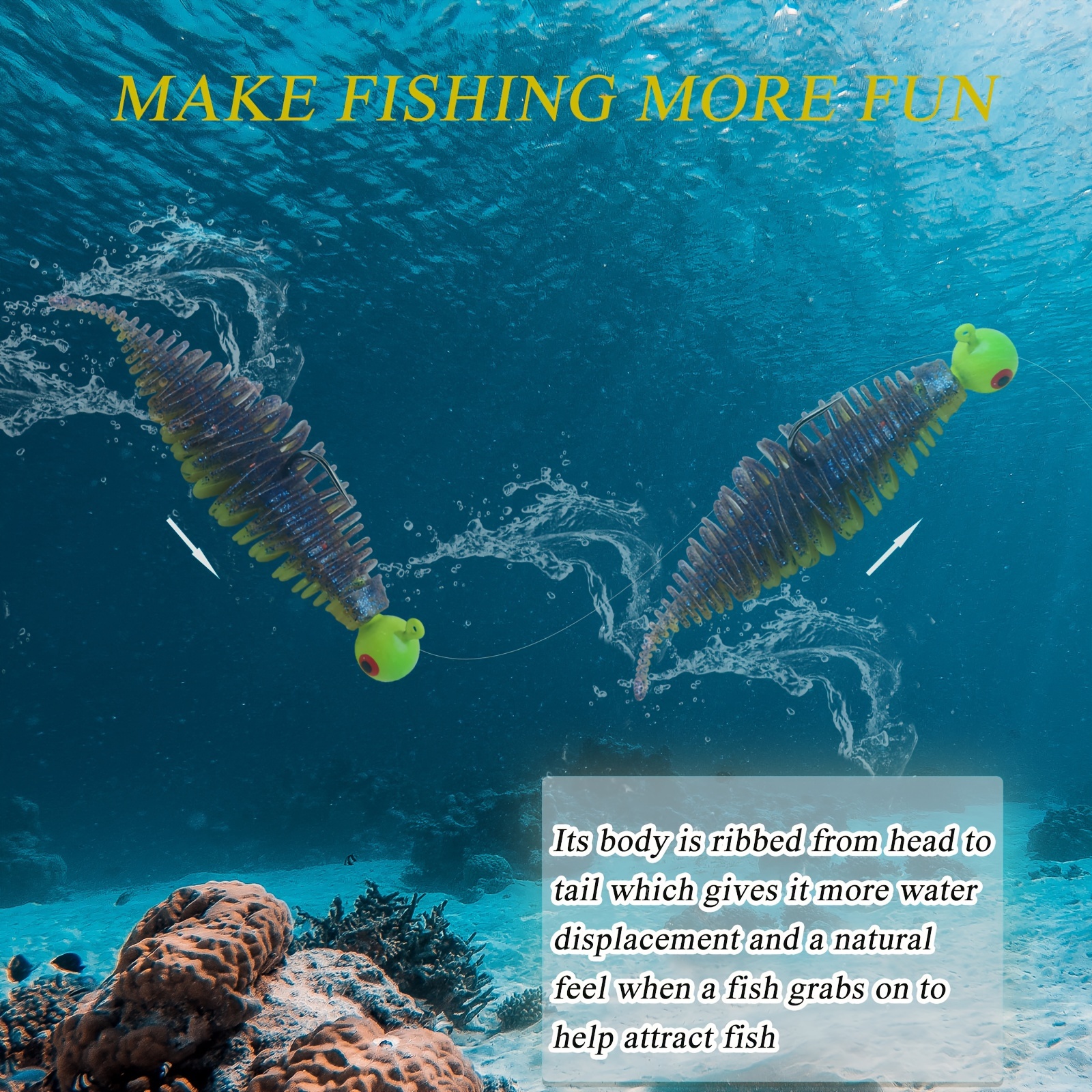 Soft Bait Fishing Swimbait Worms Bionic Soft Fishing Minnow - Temu
