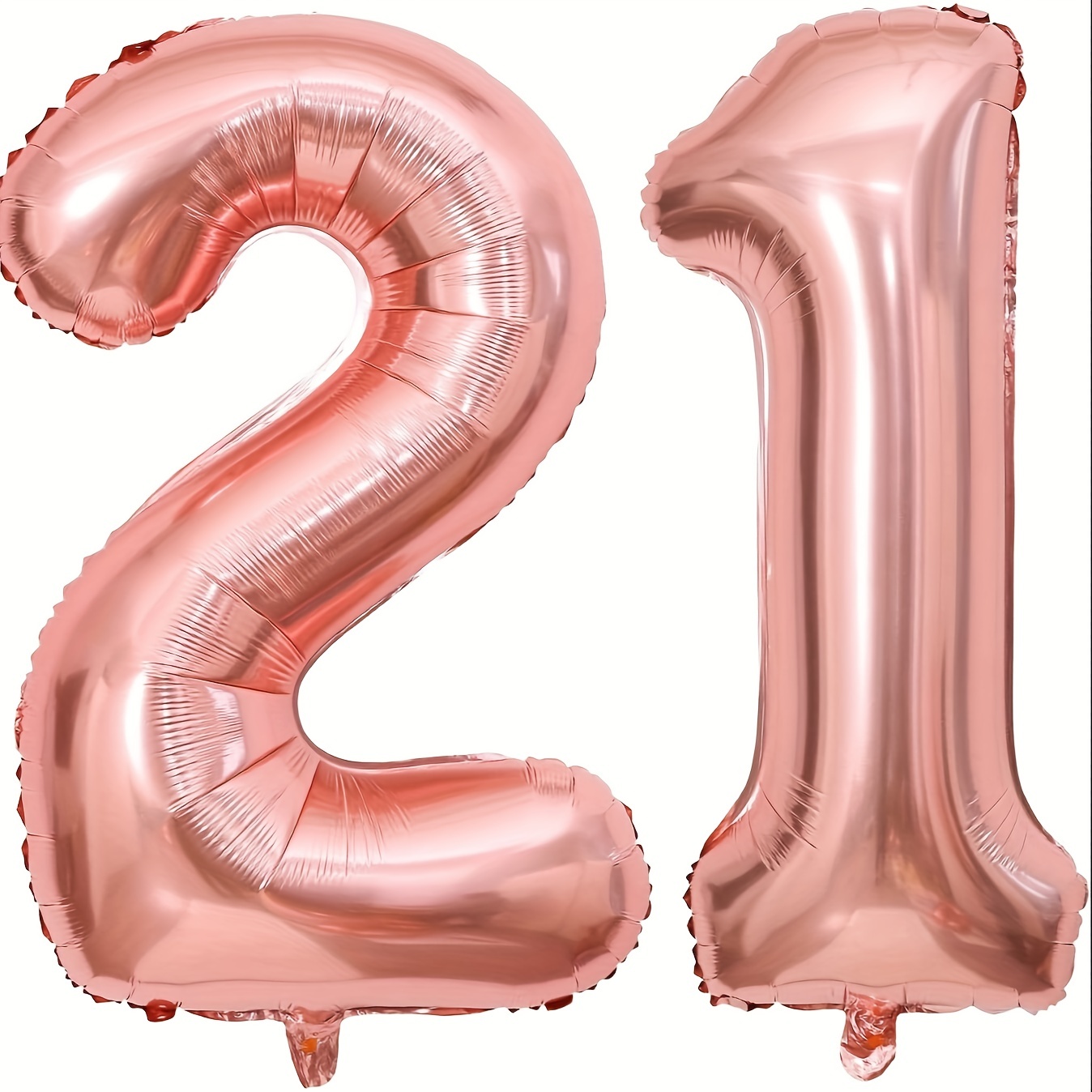 Decoraciones de cumpleaños número 40, suministros para fiestas, globos de  40 cumpleaños color oro rosa, globo de Mylar número 40, decoración de  globos