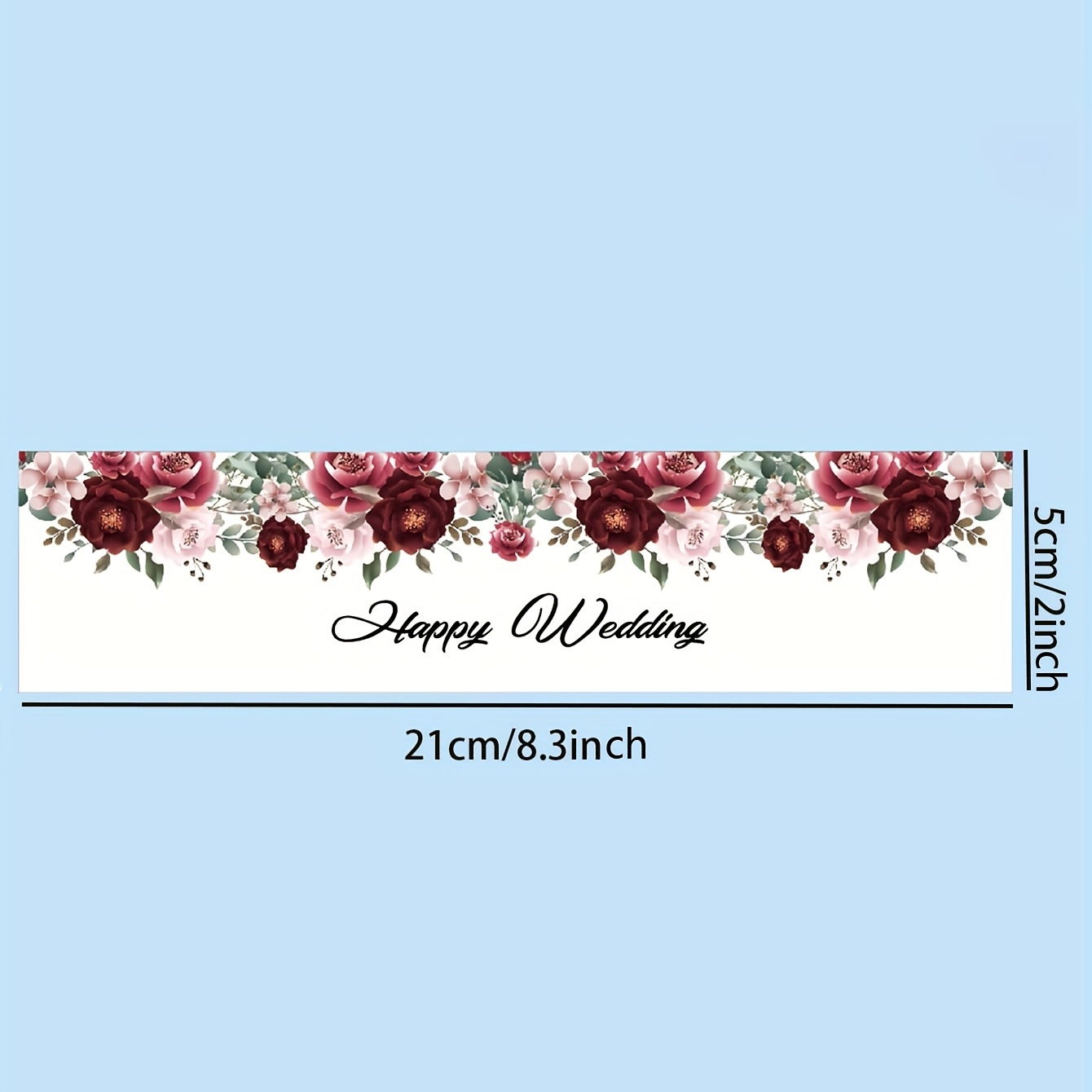 Elegant Wedding Water Bottle Sticker Set