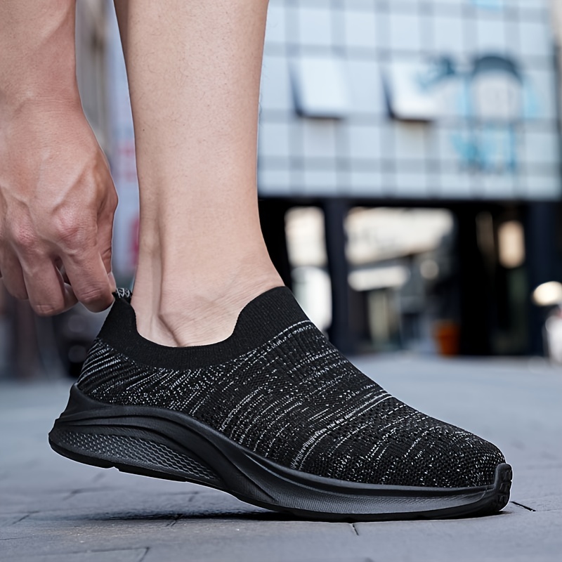 Men's Mesh Slip On Sneakers Running Shoes