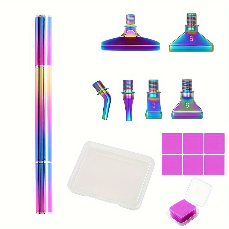 1 set di penna per pittura diamante 5D kit glitter diamante punto scintilla  penne diamantate ricamo a punto croce fai da te accessori per pittura  diamante - Temu Italy