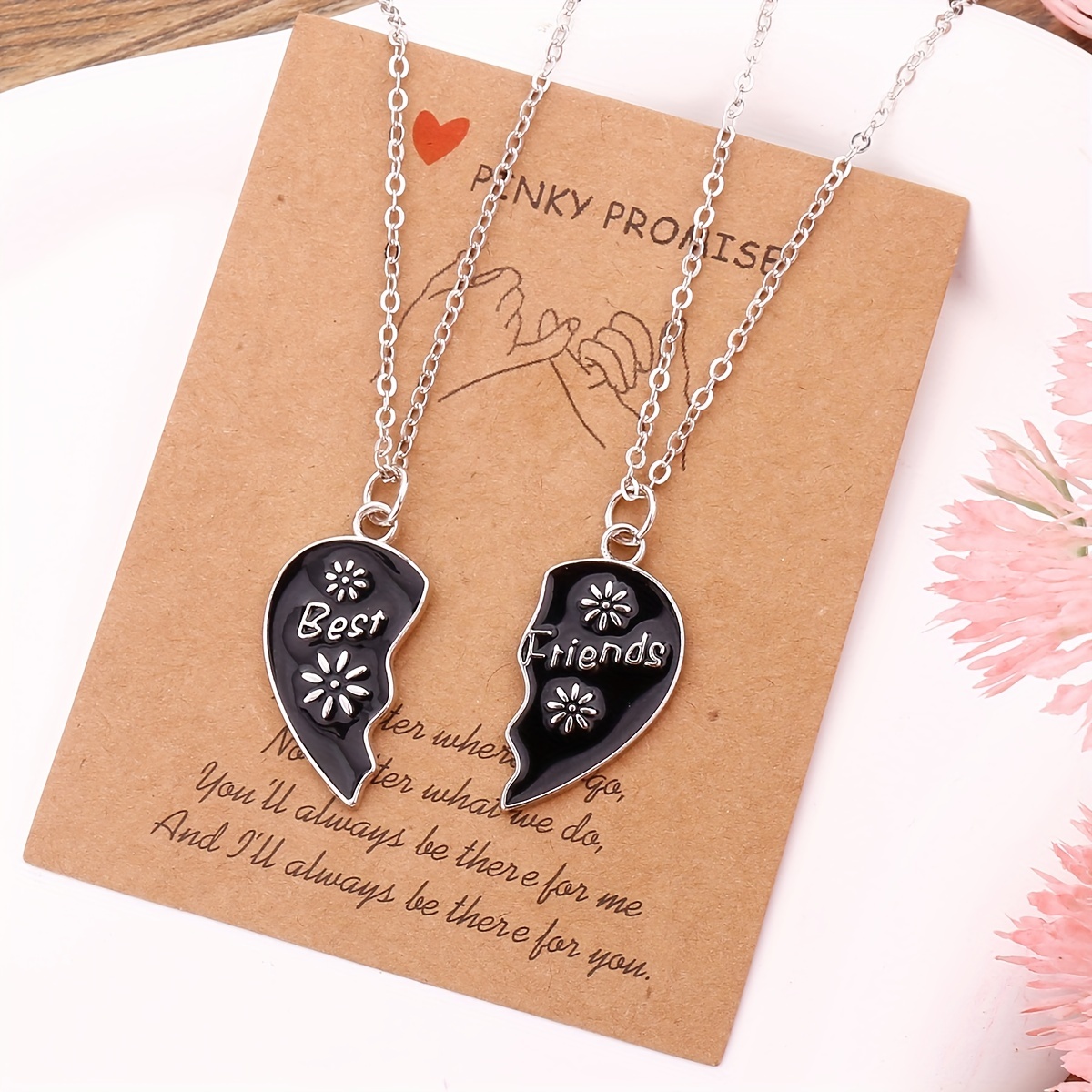 Big Sis Little Sis 2 Pieces Matching Heart Necklace Set (2 sis necklace  set) : Amazon.ca: Clothing, Shoes & Accessories