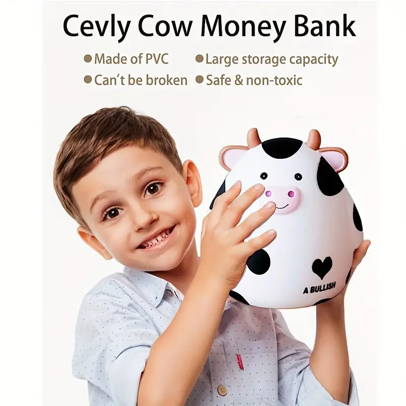 Cow Piggy Bank Tirelire Pour Enfants Pour Garçons Mignonne - Temu Belgium