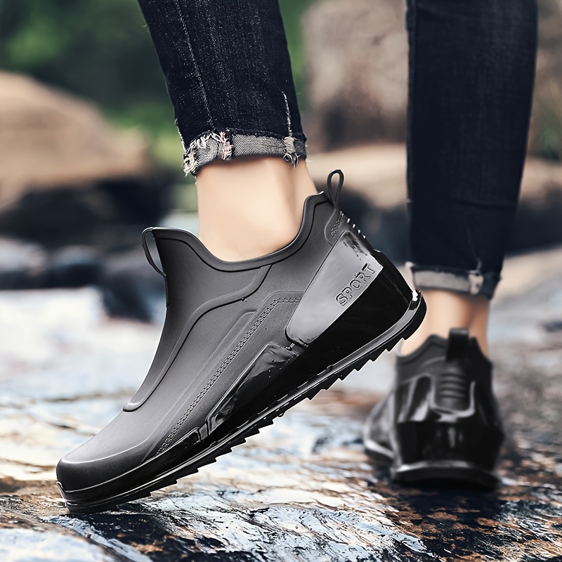 2023 Mens Fishing Water Shoes Anti Slip Rain Shoes Outdoor