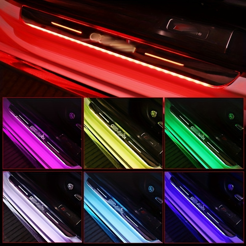 Car Sill Strips Wiring Free Ambient Lights Pedals Led Sensor