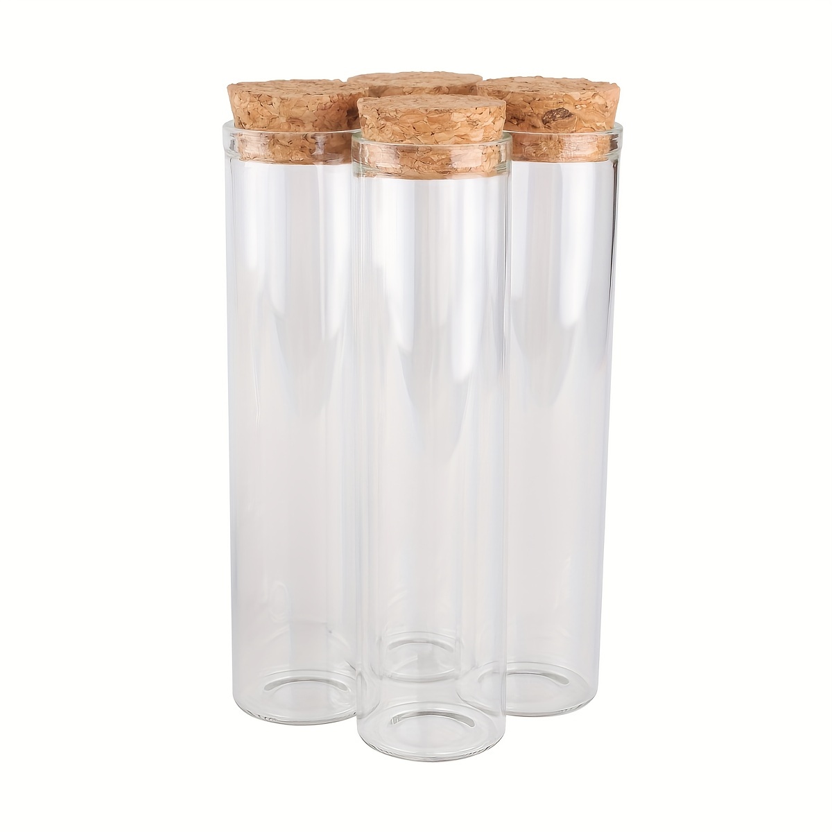 Wholesale Set Of 12 60ml Glass Glass Bottle With Cork With Cork