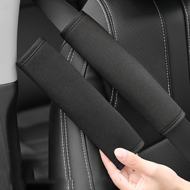 2 Piezas Funda Para Cinturón De Seguridad De Coche, Almohadilla De Hombro  Para De Seguridad De Piel Sintética Transpirable, Protege El Cuello Y Los Ho