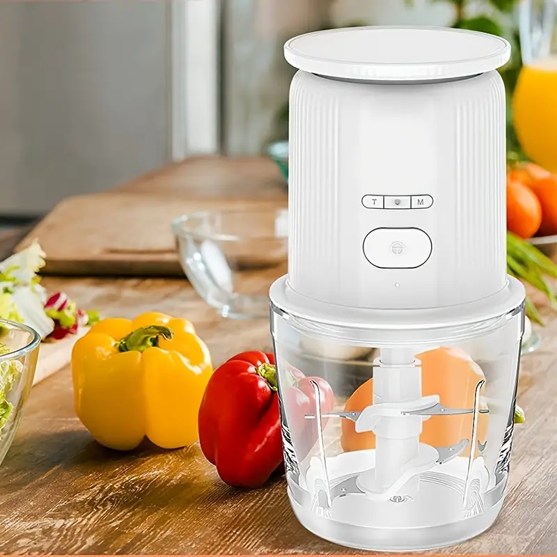 Wireless Portable Electric Food Processor - Small Chopper With