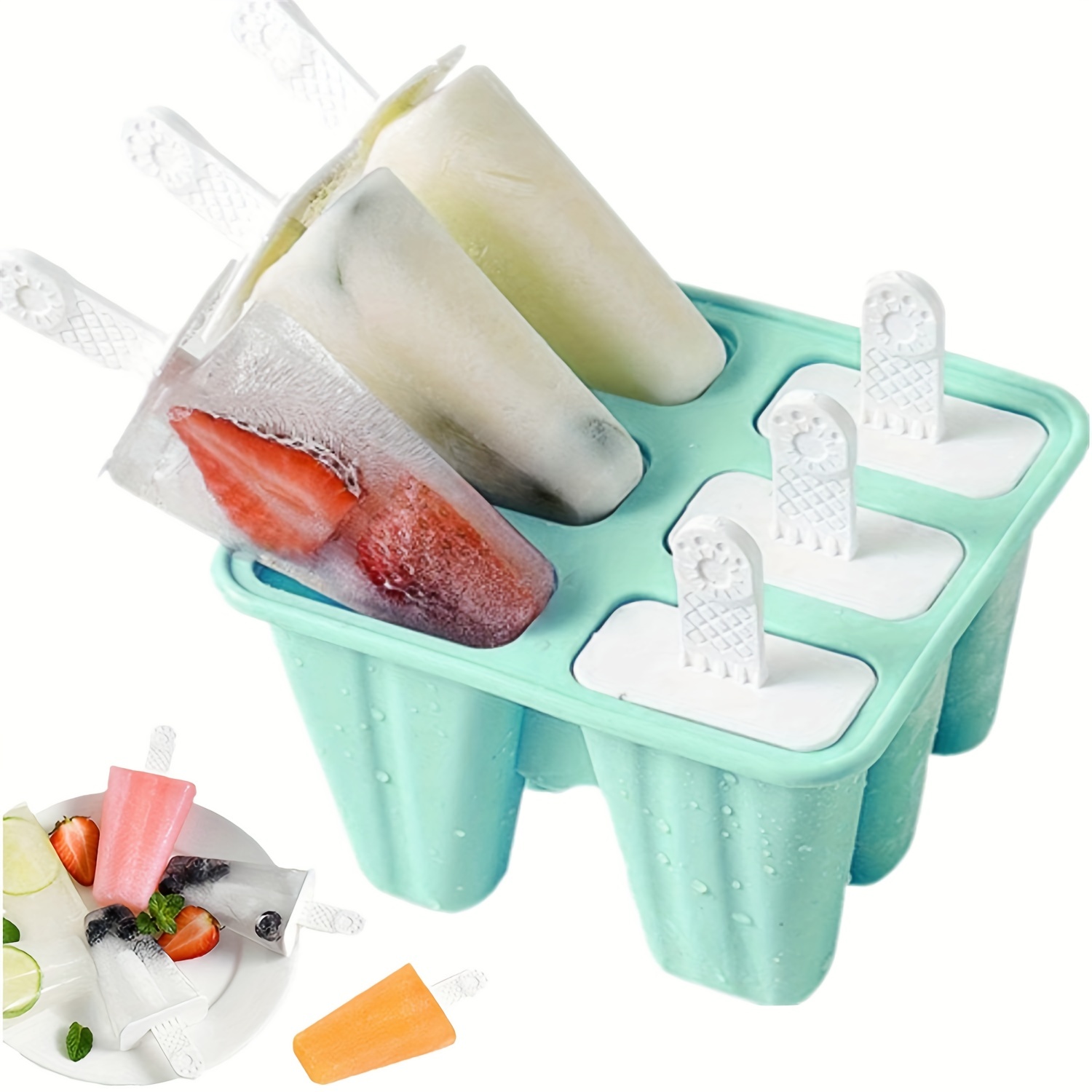 Silicone Popsicle Molds For Cake Pop Small 4 Cavities Bpa - Temu